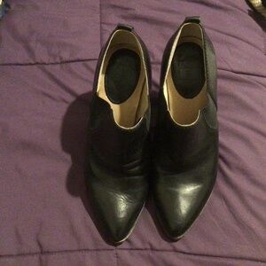 Frye Black Leather Shoe Boot Normal Wear 7.5